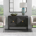 Uttermost Aiken Dark Walnut 2 Door Cabinet 24916