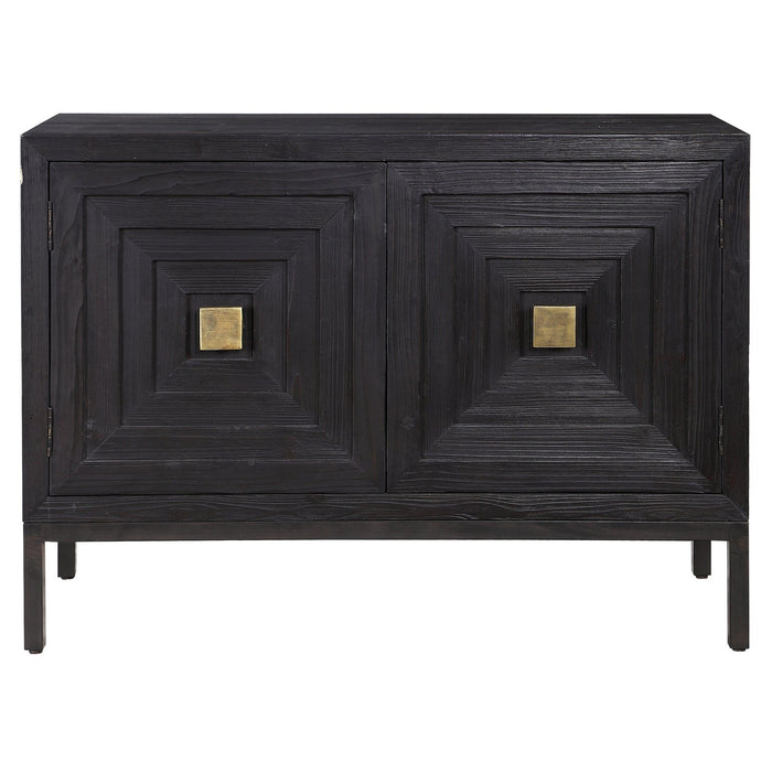 Uttermost Aiken Dark Walnut 2 Door Cabinet 24916