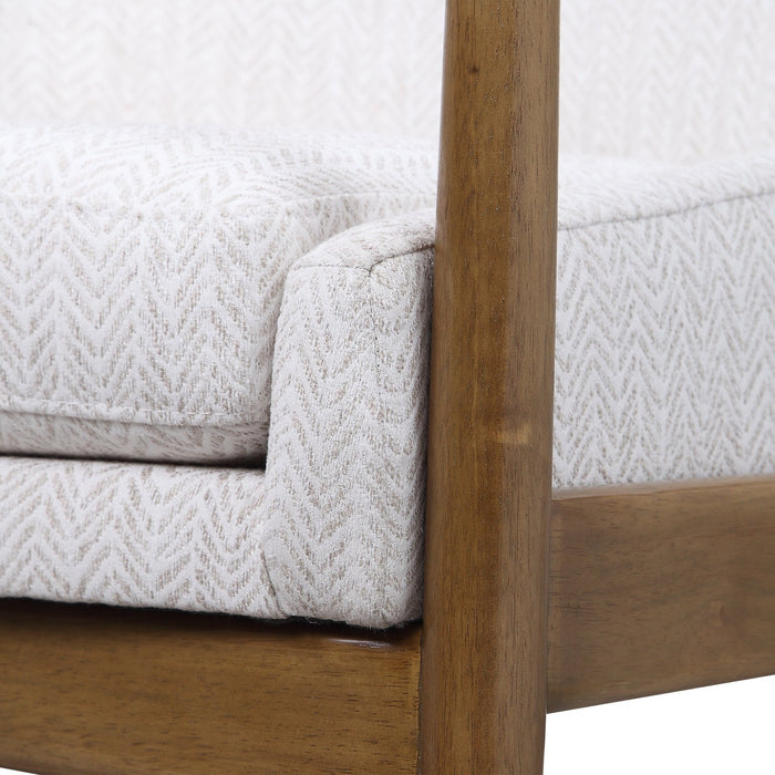 Uttermost Bev White Accent Chair 23519