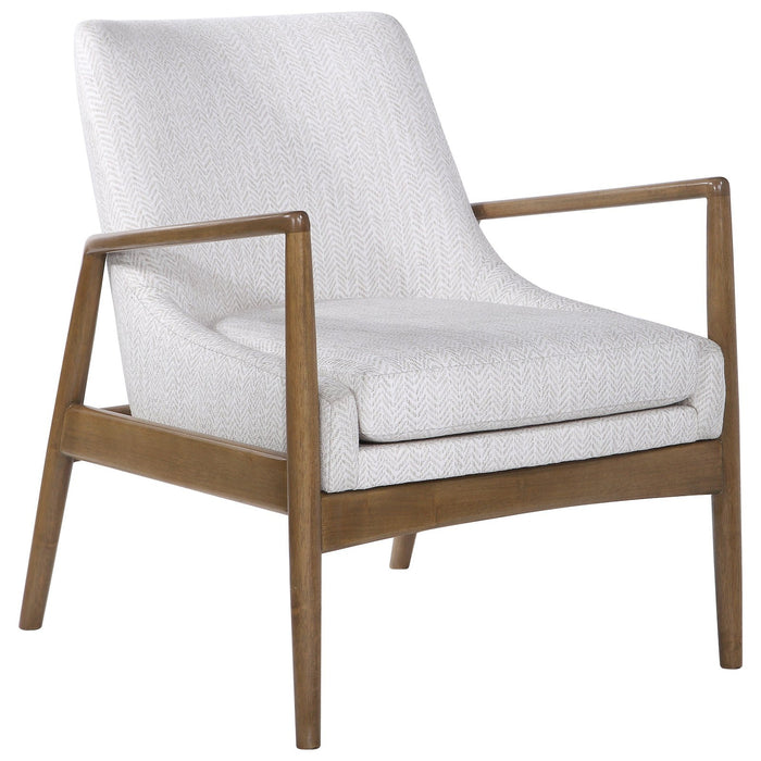 Uttermost Bev White Accent Chair 23519