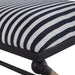 Uttermost Braddock Striped Bench 23527