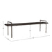 Uttermost Chandos Wooden Bench 25379