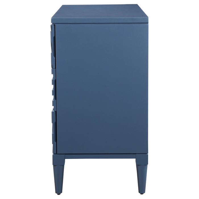 Uttermost Colby Blue Drawer Chest 25383