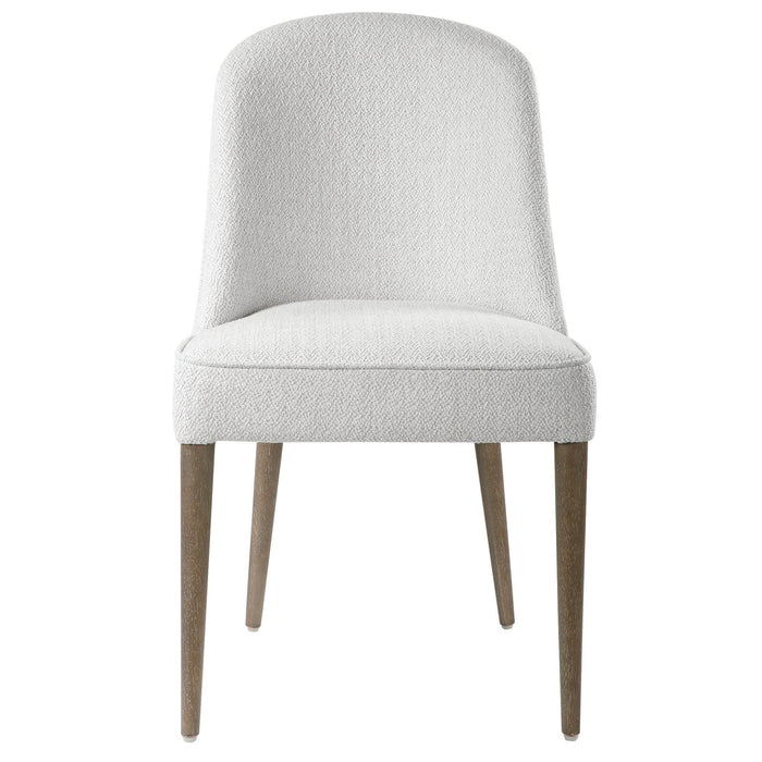 Uttermost Brie Armless Chair, White,Set Of 2 23558-2