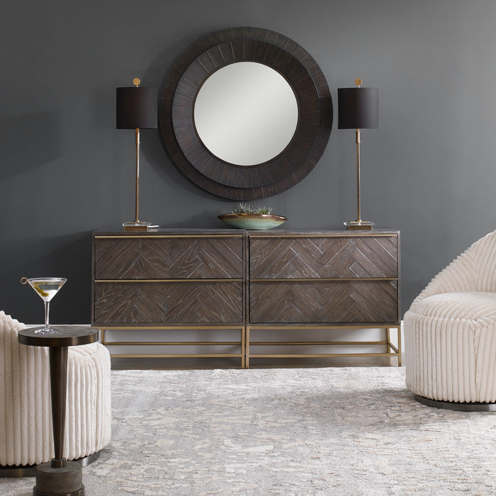 Uttermost Armistead Dark Walnut Drawer Chest 25376