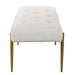 Uttermost Olivier White Bench 23572