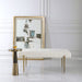 Uttermost Olivier White Bench 23572