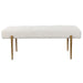 Uttermost Olivier White Bench 23572