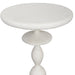 Uttermost Inverse White Marble Drink Table 25129