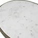 Uttermost Jessenia White Marble Accent Table 25135