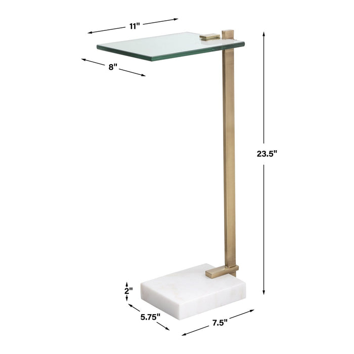 Uttermost Butler Brass Accent Table 25136