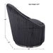 Uttermost Crue Gray Fabric Swivel Chair 23599