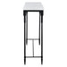 Uttermost Bourges White Marble Console Table 25165