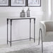 Uttermost Bourges White Marble Console Table 25165