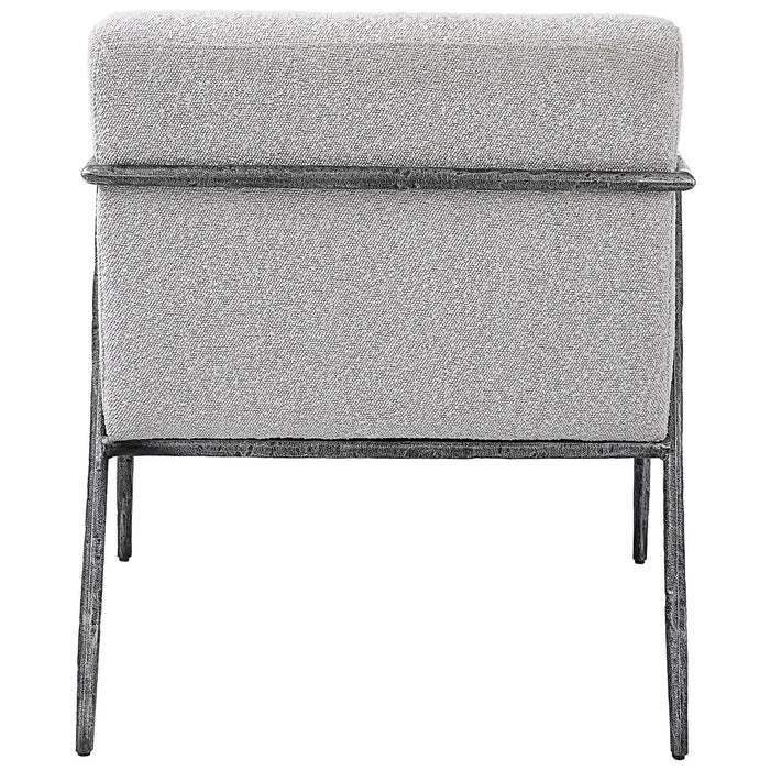 Uttermost Brisbane Light Gray Accent Chair 23660