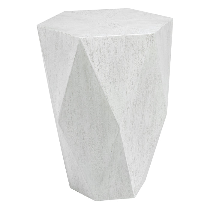Uttermost Volker White Side Table 25164