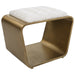 Uttermost Hoop Small Gold Bench 23673
