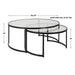 Uttermost Rhea Black Nesting Coffee Tables S/2 25190