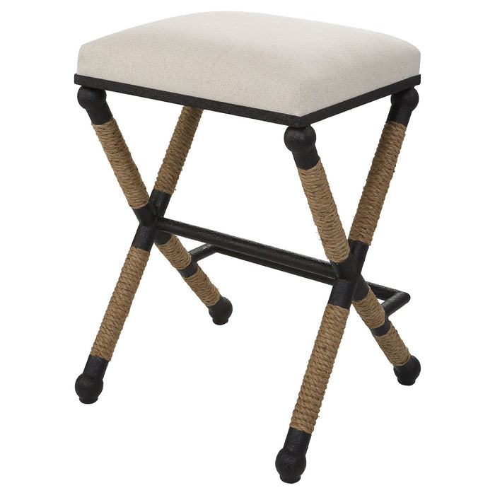 Uttermost Firth Rustic Oatmeal Counter Stool 23709