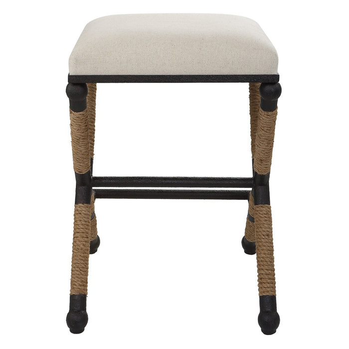Uttermost Firth Rustic Oatmeal Counter Stool 23709