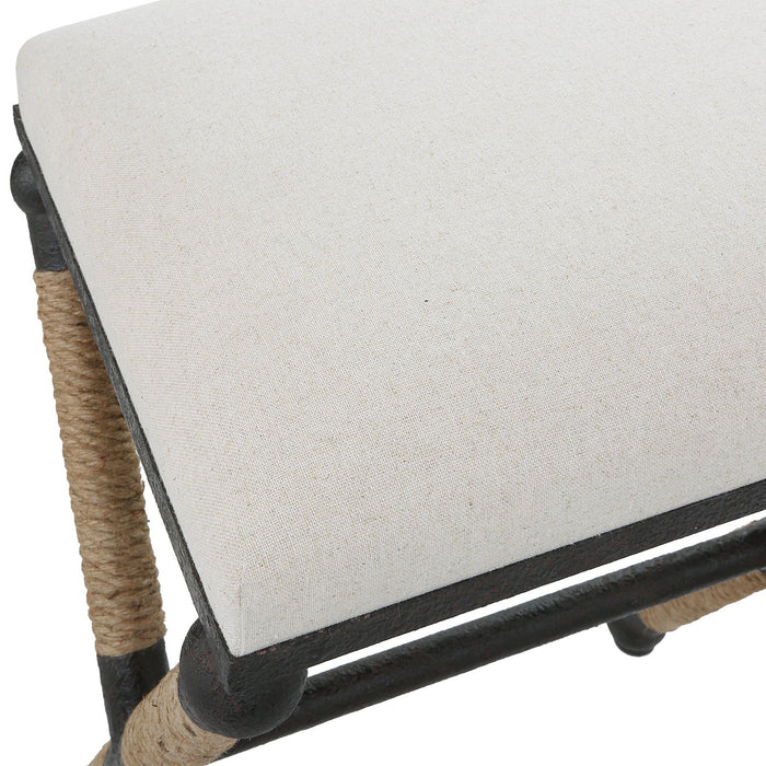 Uttermost Firth Rustic Oatmeal Counter Stool 23709
