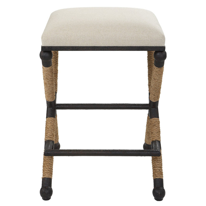 Uttermost Firth Rustic Oatmeal Counter Stool 23709