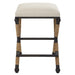 Uttermost Firth Rustic Oatmeal Counter Stool 23709