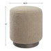 Uttermost Avila Latte Round Ottoman 23714