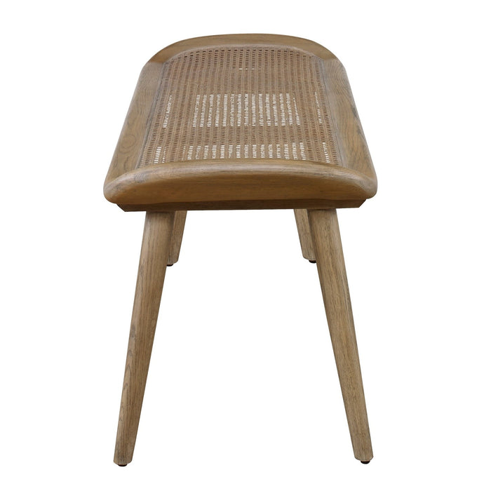 Uttermost Arne Woven Rattan Bench 25197