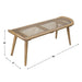Uttermost Arne Woven Rattan Bench 25197