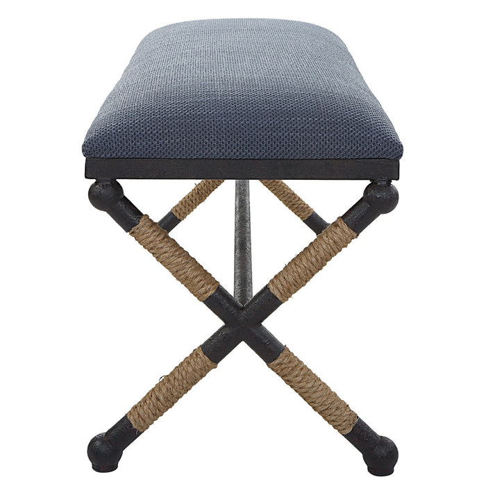 Uttermost Firth Rustic Navy Bench 23713