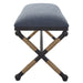 Uttermost Firth Rustic Navy Bench 23713