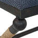 Uttermost Firth Rustic Navy Bench 23713