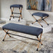 Uttermost Firth Rustic Navy Bench 23713