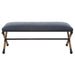 Uttermost Firth Rustic Navy Bench 23713