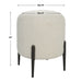 Uttermost Arles White Shearling Ottoman 23715