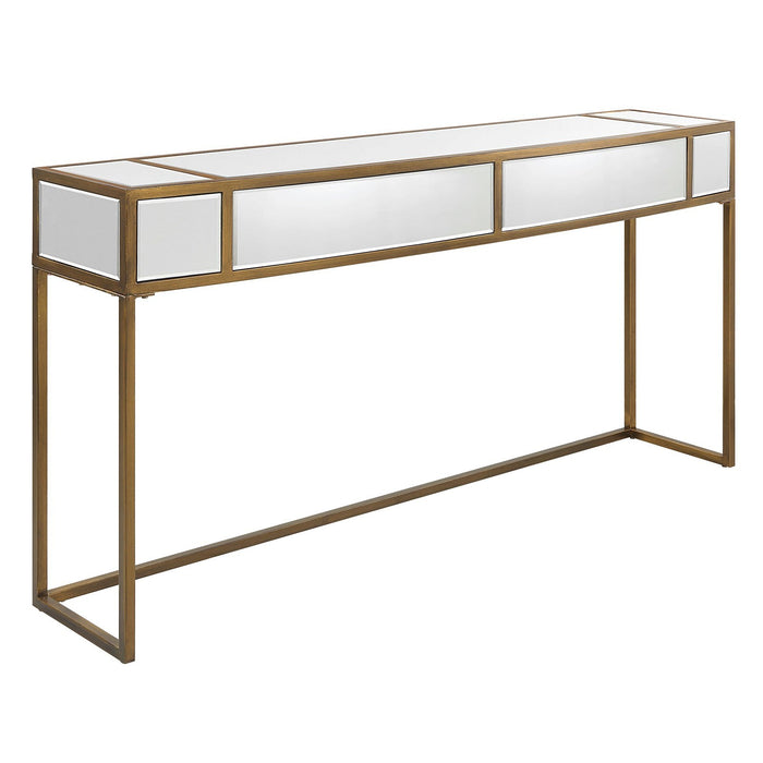 Uttermost Reflect Mirrored Console Table 25286
