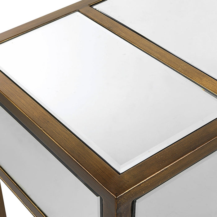 Uttermost Reflect Mirrored Console Table 25286