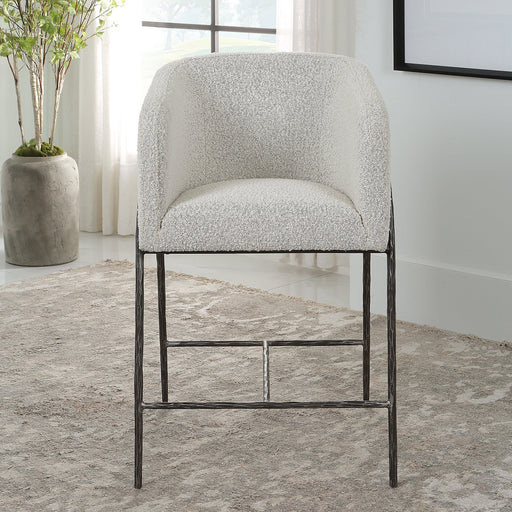 Uttermost Jacobsen Gray 27" Counter Stool 23737