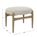 Uttermost Acrobat Off-White Small Bench 23736