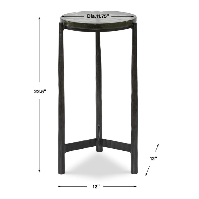 Uttermost Eternity Iron & Glass Accent Table 25308
