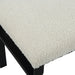 Uttermost Diverge White Shearling Small Bench 23749