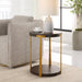 Uttermost Palisade Round Wood Side Table 25554
