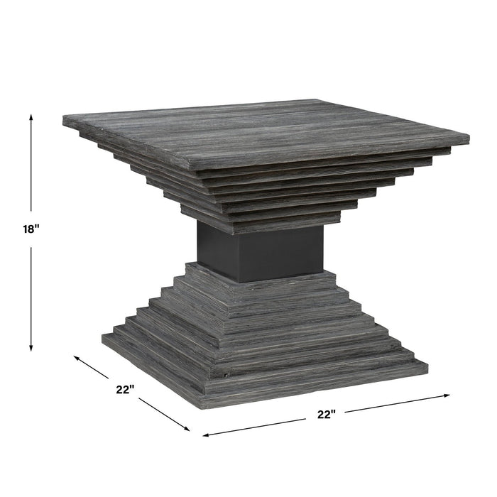 Uttermost Andes Wooden Geometric Accent Table 25288