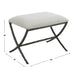 Uttermost Brisby Gray Fabric Small Bench 23750