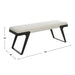 Uttermost Hover Modern Bench 23758