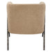 Uttermost Jacobsen Tan Shearling Barrel Chair 23754