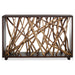 Uttermost Teak Maze Console Table 22901
