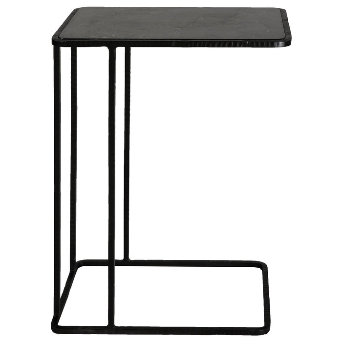 Uttermost Cavern Stone & Iron Accent Table 22905