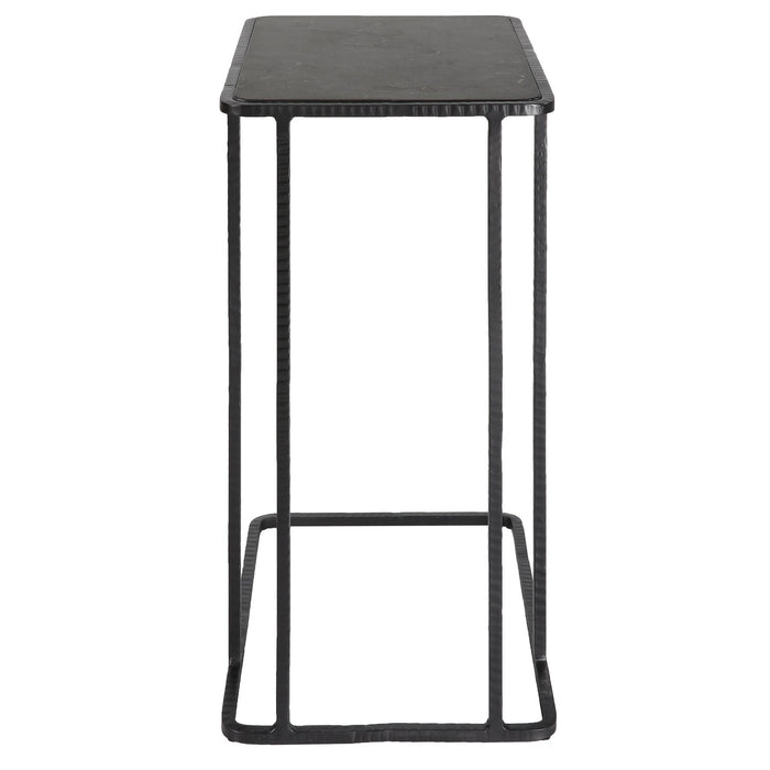 Uttermost Cavern Stone & Iron Accent Table 22905